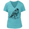 Women's Premium Deep V-Neck T-Shirt Thumbnail