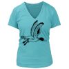 Women's Premium Deep V-Neck T-Shirt Thumbnail