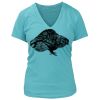 Women's Premium Deep V-Neck T-Shirt Thumbnail