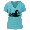 Women's Premium Deep V-Neck T-Shirt Thumbnail