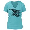Women's Premium Deep V-Neck T-Shirt Thumbnail
