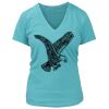 Women's Premium Deep V-Neck T-Shirt Thumbnail