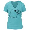 Women's Premium Deep V-Neck T-Shirt Thumbnail