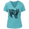 Women's Premium Deep V-Neck T-Shirt Thumbnail
