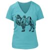 Women's Premium Deep V-Neck T-Shirt Thumbnail