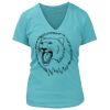 Women's Premium Deep V-Neck T-Shirt Thumbnail
