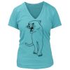 Women's Premium Deep V-Neck T-Shirt Thumbnail