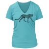 Women's Premium Deep V-Neck T-Shirt Thumbnail