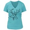 Women's Premium Deep V-Neck T-Shirt Thumbnail