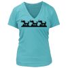 Women's Premium Deep V-Neck T-Shirt Thumbnail