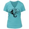Women's Premium Deep V-Neck T-Shirt Thumbnail
