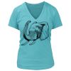 Women's Premium Deep V-Neck T-Shirt Thumbnail