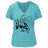 Women's Premium Deep V-Neck T-Shirt Thumbnail