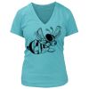 Women's Premium Deep V-Neck T-Shirt Thumbnail