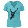 Women's Premium Deep V-Neck T-Shirt Thumbnail
