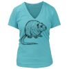 Women's Premium Deep V-Neck T-Shirt Thumbnail