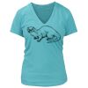 Women's Premium Deep V-Neck T-Shirt Thumbnail