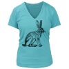 Women's Premium Deep V-Neck T-Shirt Thumbnail