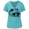 Women's Premium Deep V-Neck T-Shirt Thumbnail
