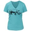 Women's Premium Deep V-Neck T-Shirt Thumbnail