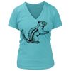 Women's Premium Deep V-Neck T-Shirt Thumbnail