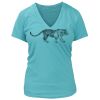 Women's Premium Deep V-Neck T-Shirt Thumbnail