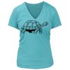 Women's Premium Deep V-Neck T-Shirt Thumbnail