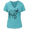 Women's Premium Deep V-Neck T-Shirt Thumbnail