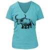 Women's Premium Deep V-Neck T-Shirt Thumbnail
