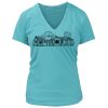 Women's Premium Deep V-Neck T-Shirt Thumbnail