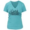 Women's Premium Deep V-Neck T-Shirt Thumbnail