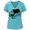 Women's Premium Deep V-Neck T-Shirt Thumbnail
