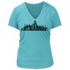 Women's Premium Deep V-Neck T-Shirt Thumbnail
