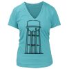 Women's Premium Deep V-Neck T-Shirt Thumbnail