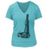 Women's Premium Deep V-Neck T-Shirt Thumbnail