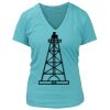 Women's Premium Deep V-Neck T-Shirt Thumbnail