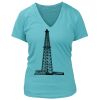 Women's Premium Deep V-Neck T-Shirt Thumbnail