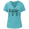 Women's Premium Deep V-Neck T-Shirt Thumbnail