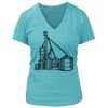 Women's Premium Deep V-Neck T-Shirt Thumbnail