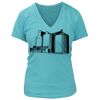 Women's Premium Deep V-Neck T-Shirt Thumbnail
