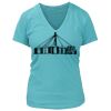 Women's Premium Deep V-Neck T-Shirt Thumbnail