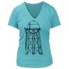 Women's Premium Deep V-Neck T-Shirt Thumbnail