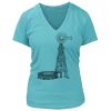 Women's Premium Deep V-Neck T-Shirt Thumbnail