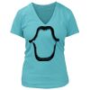 Women's Premium Deep V-Neck T-Shirt Thumbnail