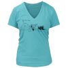 Women's Premium Deep V-Neck T-Shirt Thumbnail