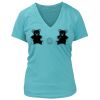 Women's Premium Deep V-Neck T-Shirt Thumbnail