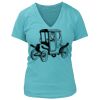 Women's Premium Deep V-Neck T-Shirt Thumbnail