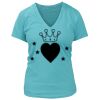 Women's Premium Deep V-Neck T-Shirt Thumbnail