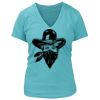 Women's Premium Deep V-Neck T-Shirt Thumbnail