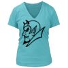 Women's Premium Deep V-Neck T-Shirt Thumbnail
